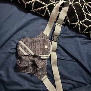 Gray Crossbody Bag